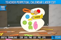 Teacher Perpetual Calendar Laser Cut Bundle,Desktop Calendar Product Image 4