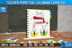 Teacher Perpetual Calendar Laser Cut Bundle,Desktop Calendar Product Image 7