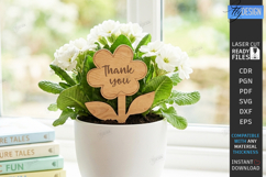 Teacher Plant Stake Laser Cut | Garden Sign | School Signs Product Image 1