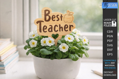 Teacher Plant Stake Laser Cut Bundle | Garden Sign | School Product Image 11