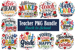 Teacher PNG Bundle, Back to School Product Image 1