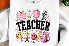 Teacher PNG, Retro Teacher Png Sublimation Product Image 1