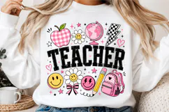 Teacher PNG, Retro Teacher Png Sublimation Product Image 3