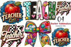 Teacher Png Sublimation Design Product Image 1