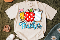 Teacher PNG Sublimation Design,Back to School Product Image 2