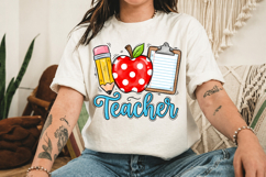 Teacher PNG Sublimation Design,Back to School Product Image 3
