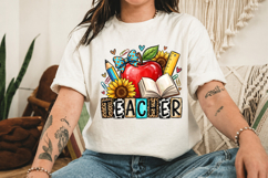 Teacher png sublimation design, western Teacher png Product Image 4