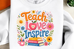 Teacher Png, Teach Love Inspire Png Product Image 1