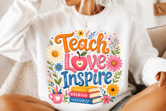 Teacher Png, Teach Love Inspire Png Product Image 2