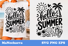Summer Quotes SVG Bundle | Beach Vacation Designs Product Image 2