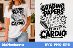 Funny Teacher Quotes Bundle | School SVG Designs Product Image 4