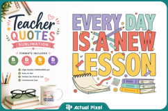 Teacher Quotes Sublimation SVG PNG Product Image 1