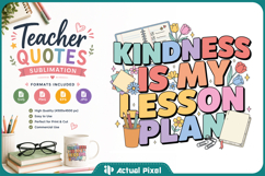 Teacher Quotes Sublimation SVG PNG Product Image 1
