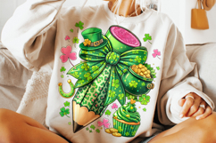 Teacher Pencil St Patrick's Day PNG, Lucky Teacher PNG Product Image 4