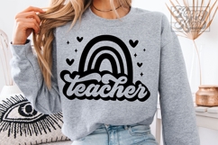 Rainbow Teacher SVG PNG - Teach Shirt Quote - Teacher Life Product Image 1