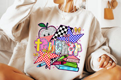 Retro Teacher PNG, Preppy Teacher PNG, Teacher Life PNG Product Image 3