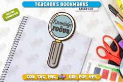 Teacher&#039;s Bookmarks Laser Cut Bundle, Teacher Gift Idea SVG Product Image 6