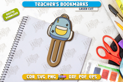 Teacher&#039;s Bookmarks Laser Cut Bundle, Teacher Gift Idea SVG Product Image 10