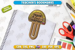 Teacher&#039;s Bookmarks Laser Cut Bundle, Teacher Gift Idea SVG Product Image 11