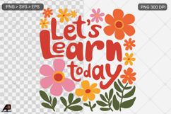 Teacher Boho Floral SVG PNG Sublimation Product Image 1