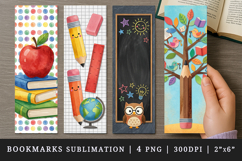 Teacher's Day printable sublimation bookmark design Product Image 1