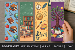 Teacher's Day printable sublimation bookmark design Product Image 1