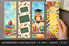 Teacher's Day printable sublimation bookmark design Product Image 1