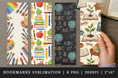 Teacher's Day printable sublimation bookmark design Product Image 1