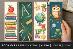 Teacher's Day printable sublimation bookmark design Product Image 1