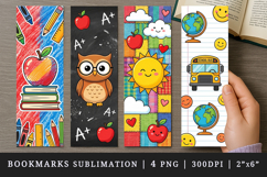 Teacher's Day printable sublimation bookmark design Product Image 1