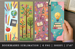 Teacher's Day printable sublimation bookmark design Product Image 1