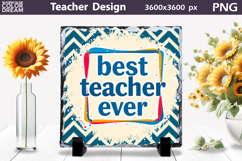 Teacher Sublimation Design | Teacher Slate Design Product Image 1