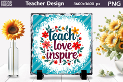 Teacher Sublimation Design | Teacher Slate Design Product Image 1