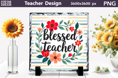 Teacher Sublimation Design | Teacher Slate Design Product Image 1