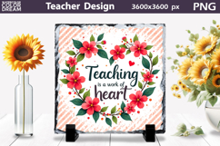 Teacher Sublimation Design | Teacher Slate Design Product Image 1