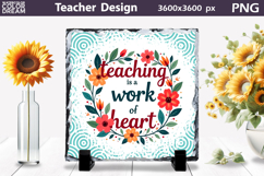 Teacher Sublimation Design | Teacher Slate Design Product Image 1