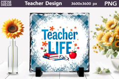 Teacher Sublimation Design | Teacher Slate Design Product Image 1