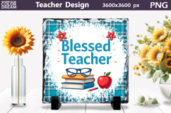 Teacher Sublimation Design | Teacher Slate Design Product Image 1