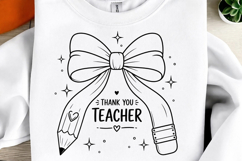 Teacher Split Monogram Png Design, Funny Design Product Image 3
