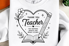Teacher Split Monogram Png Design Product Image 1