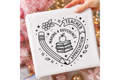 Teacher Split Monogram Png Design Product Image 3