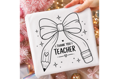 Teacher Split Monogram Png Design Product Image 3