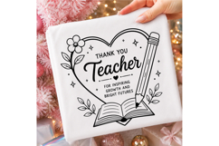 Teacher Split Monogram Png Design Product Image 3
