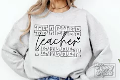 Teacher SVG - Teacher Quote - Teacher Life - Best Teacher Product Image 1
