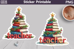 Teacher Sticker Bundle| Teacher Book Apple Sticker Product Image 7
