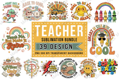 Teacher Sublimation Bundle Product Image 1