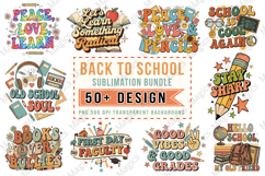 Teacher Sublimation Bundle, Back To School Sublimation Product Image 1