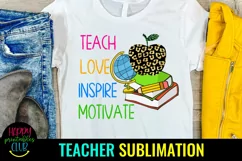 TEACHER SUBLIMATION Design Idea for Teacher Appreciation Gifts-Back to School Teacher Gifts
