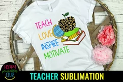 TEACHER SUBLIMATION Design Idea for Teacher Appreciation Gifts-Back to School Teacher Gifts