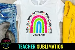 TEACHER SUBLIMATION Design Idea for Teacher Appreciation Gifts-Back to School Teacher Gifts